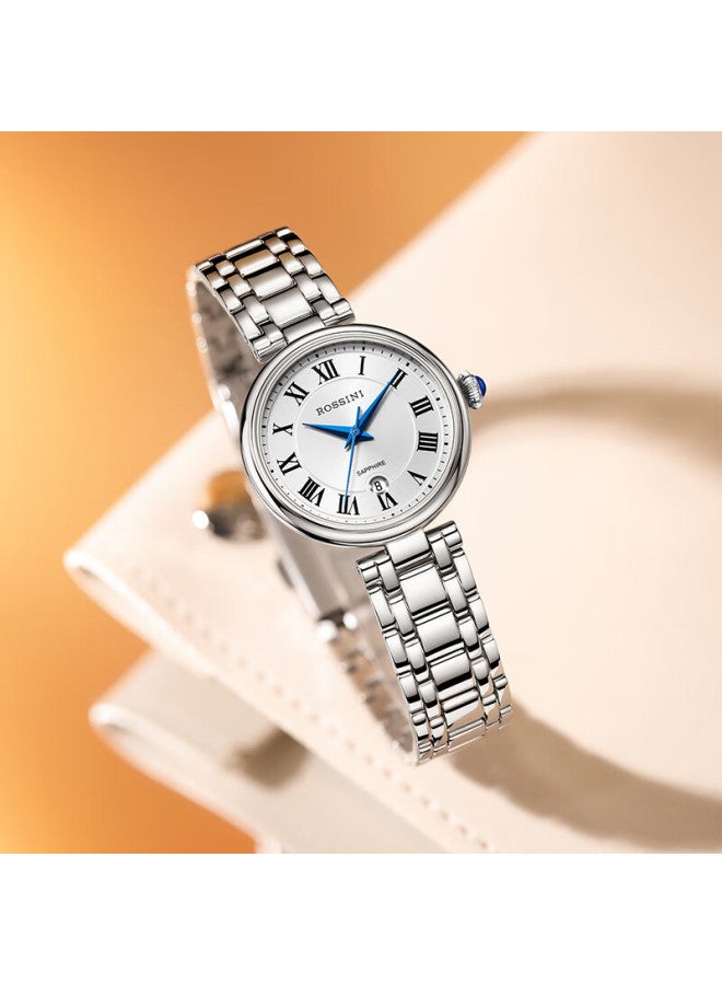 Rossini Women's Watch, Little Beauty Watch, Birthday Gift For Girlfriend, Vintage Luxury Quartz Steel Strap 5210094 - Image 5