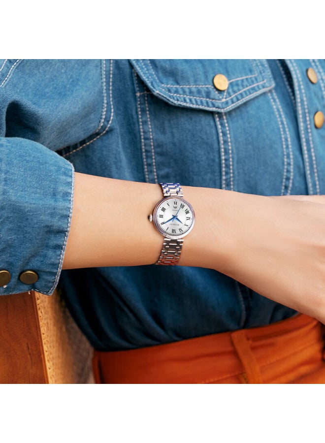 Rossini Women's Watch, Little Beauty Watch, Birthday Gift For Girlfriend, Vintage Luxury Quartz Steel Strap 5210094 - Image 3