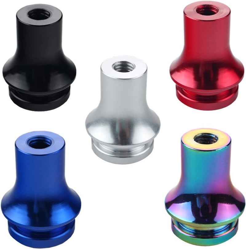 DEWHEL Shift KNOB Boot Retainer/Adapter for Manual Gear Shifter Lever 12X1.25 (Black) - Image 3