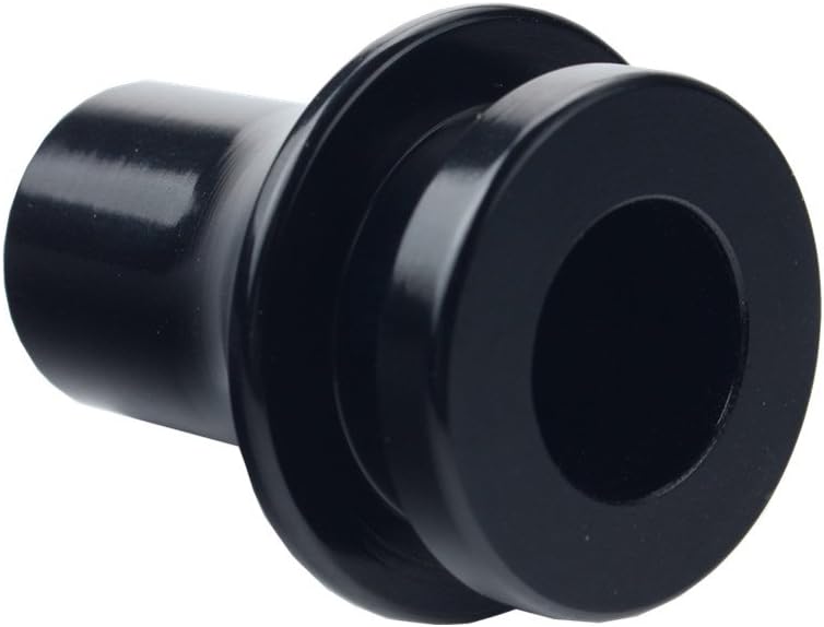 DEWHEL Shift KNOB Boot Retainer/Adapter for Manual Gear Shifter Lever 12X1.25 (Black) - Image 1