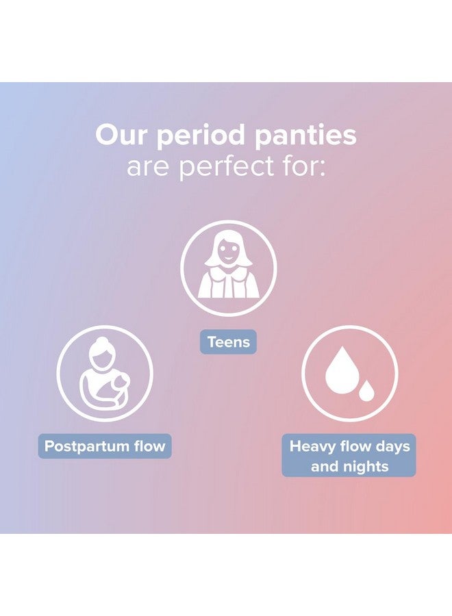 Nua Overnight Disposable Period Panties | Pack Of 5 | (S - M) | Heavy Flow Absorbency | Leakproof Protection | Discreet & Secure | Breathable | No Rashes | No Discomfort - Image 3