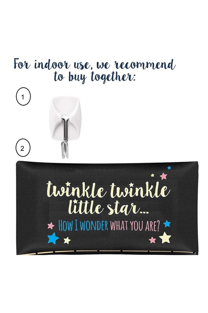 Boxwoods Twinkle Twinkle Little Star Gender Reveal Balloon Drop Bag With Pink Balloons For Girl Baby Shower - Image 4