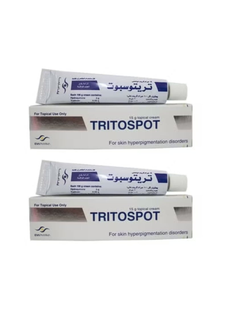 تريتوسبوت لعلاج اضطرابات فرط التصبغ الجلدي قطعتين
