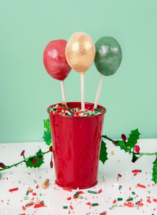 Sweets Indeed Christmas Edible Glitter, 3 Pack, Red Green and Gold, Perfect for Drinks, Cocktails, Beverages & Cake Decorating, Dessert Cake Topper, 4 grams - Image 5