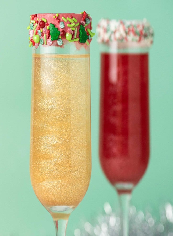 Sweets Indeed Christmas Edible Glitter, 3 Pack, Red Green and Gold, Perfect for Drinks, Cocktails, Beverages & Cake Decorating, Dessert Cake Topper, 4 grams - Image 4
