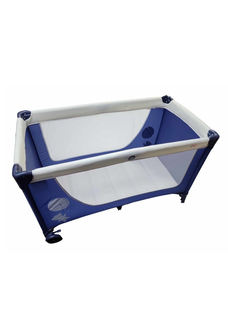 Everything For Kids Portable Baby Bed Travel Cot And Playpen - Quick Foldable with Carrying Bag 120x60cm - Image 2