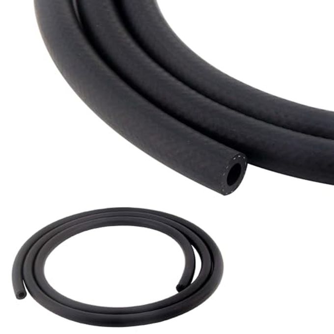 Fitvell 3/8 Inch ID Fuel Line Hose 10FT NBR Rubber Push Lock Fuel Hose 300PSI for Automotive Fuel Systems Engines - Image 1