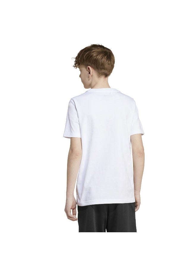 Adidas J Camo T White Training T-Shirts For Junior 7-8Y - Image 3