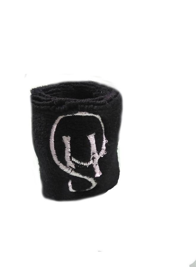 ال بي دعامة الركبة LP Supports 641، مقاس كبير (عبوة من قطعتين) مع سوار معصم قطني من Sports House، أسود - Image 4