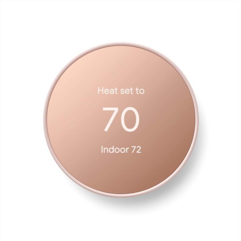 Google Nest Thermostat - Smart Thermostat for Home - Programmable Wifi Thermostat - Sand - Image 1