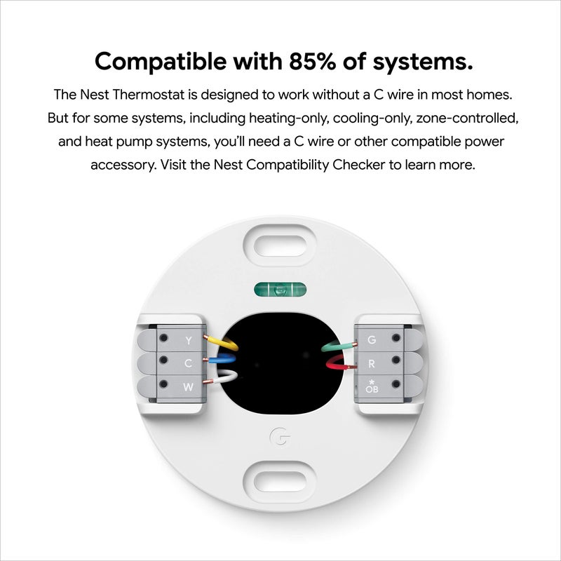 Google Nest Thermostat - Smart Thermostat for Home - Programmable Wifi Thermostat - Sand - Image 3