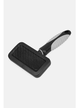 Pet Obsession Slicker Brush Large Brush With Soft Pins, Black  - Image 3
