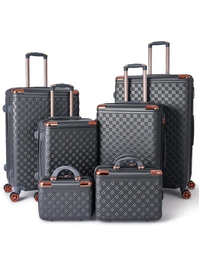 LIMRA A travel bag set consisting of 6 luggage bags Grey color, size 32"/28"/24"/20"/15"/12 inches