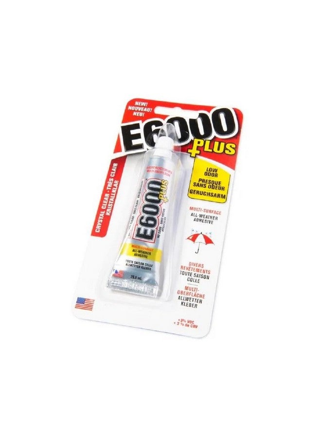 E6000 Eclectic 570110, Clear 0.9 Fl Oz E6000+Plus Multipurpose Adhesive - Image 1