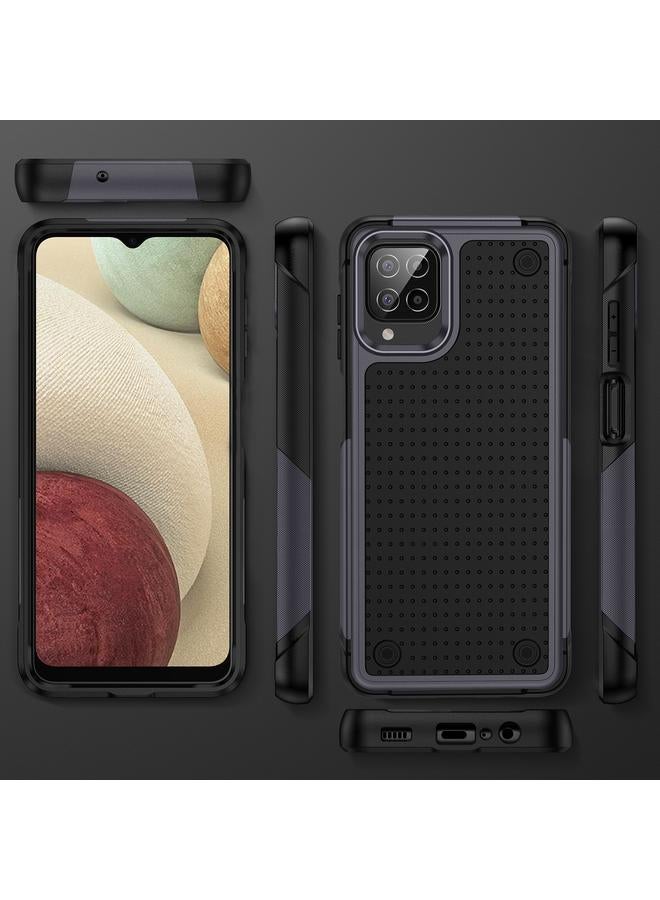 اس-توب جراب لهاتف Samsung Galaxy A12 Nacho PC + TPU جراب هاتف واقٍ مقاوم للصدمات - Image 2