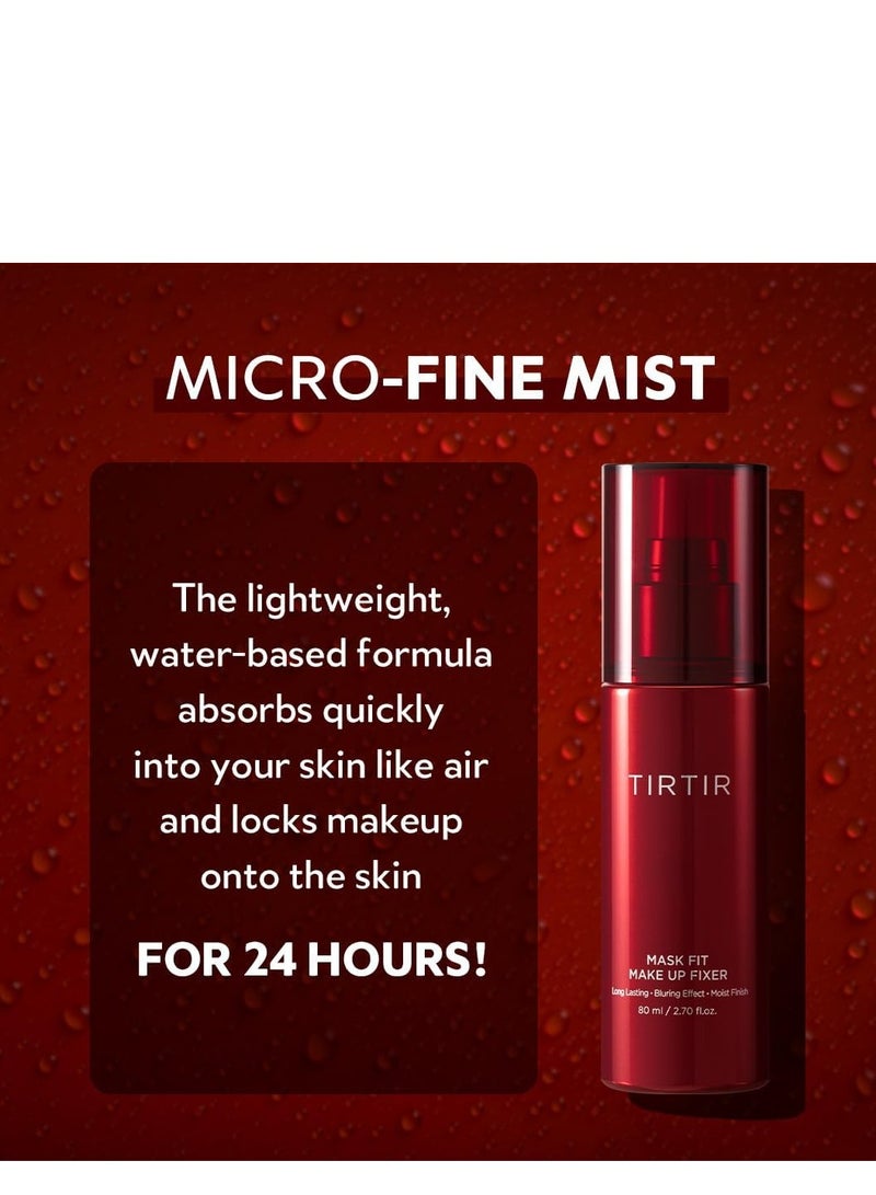 ترتر مثبت مكياج TIRTIR، مثبت لمكياج يدوم 24 ساعة، بخاخ لتثبيت الماكياج خفيف الوزن وغير دهني، 80 مل / 2.7 أونصة سائلة - Image 5