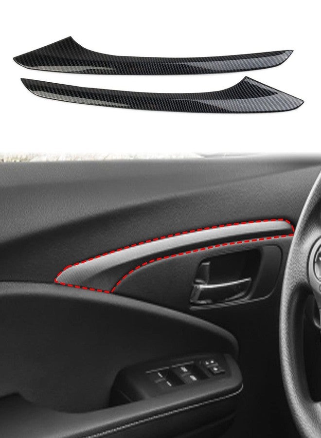 crosselec غطاء تزيين لوحة باب من ألياف الكربون لهوندا بايلوت 2016-2022، وريدجلاين 2017-2024، وباسبورت 2019-2024 - Image 1