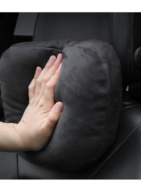 car head rest 1 piece black