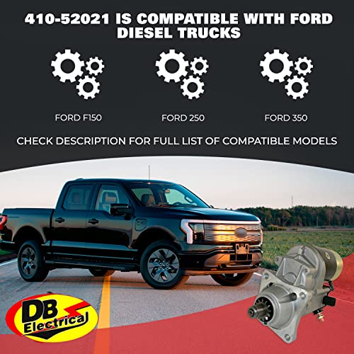 DB Electrical 410-52021 Starter Compatible With/Replacement For Case 350B 1979-1984, 450B 1978-1983, 584D 1975-1988, 585D 1975-1988, 586D 1975-1988, 480C Construction King 1979-1988 112267, 16658N - Image 3