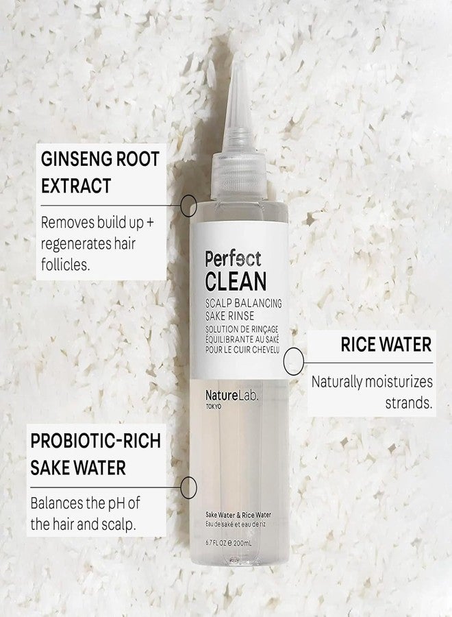 NatureLab. TOKYO NatureLab.TOKYO Perfect Clean Clarifying Scalp Scrub 2-in-1 Shampoo and Scalp Scrub Hair Treatment (8.1 oz) & Perfect Clean Scalp Balancing Sake Rinse (7 oz) - Image 5