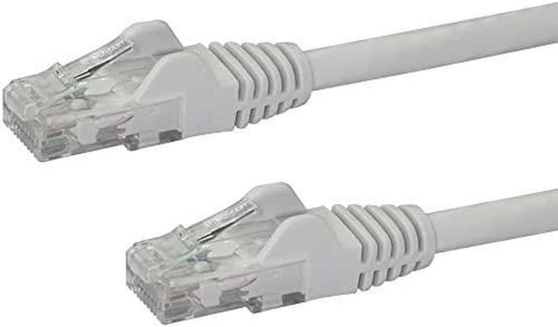 ستار تك .com 7m كابل إيثرنت CAT6 - أبيض - سلك جيجابت CAT6 - 650MHz 100W PoE++ RJ45 UTP كابل شبكة/توصيلة الفئة 6 بدون عقبات مع تخفيف الإجهاد - تم اختباره بواسطة Fluke ومعتمد من UL/TIA (N6PATC7MWH) - Image 1