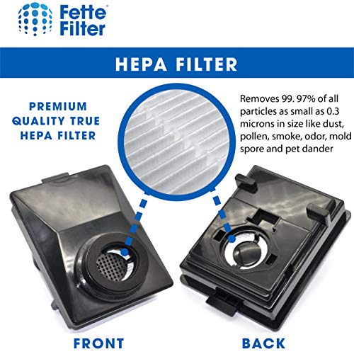 Fette Filter - Vacuum Filter Compatible with Rainbow R12179, R12647B, R10520, E2 Black, E2 Silver, E2 Gold Washable Filters - Pack of 1 - Image 5