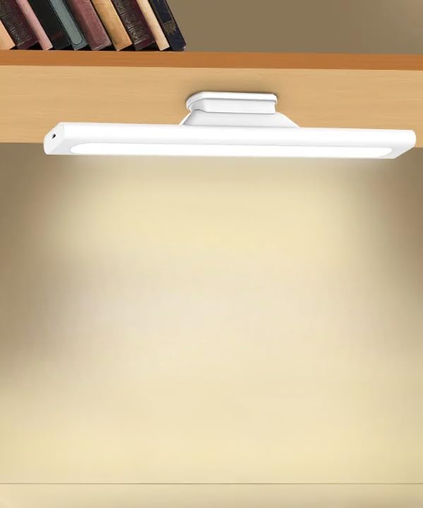 Gesto Magnetic Recharbale Desk Lamp – 3 Color Under Cabinet Light With Adjustable Brightness | Desk Light for Office Table,Study Table Lamp For Students | Study Lamp Or Battery Operated Reading Lights - Image 1