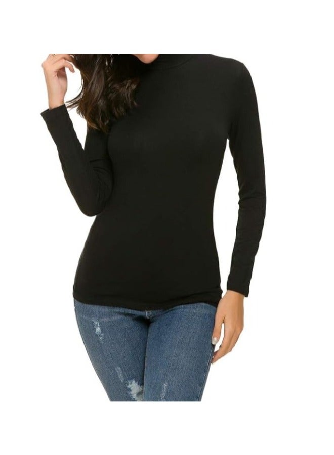 Selina Wear High Neck Long Sleeves Top 