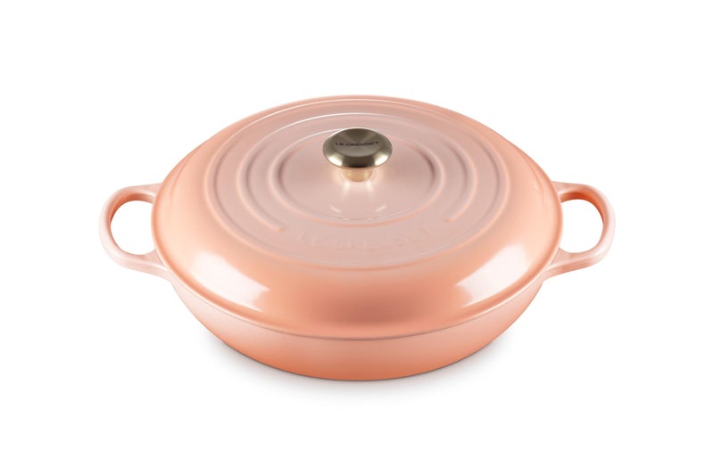 Le Creuset Le Creuset Enameled Cast Iron Signature Round Braiser 5qt Peche