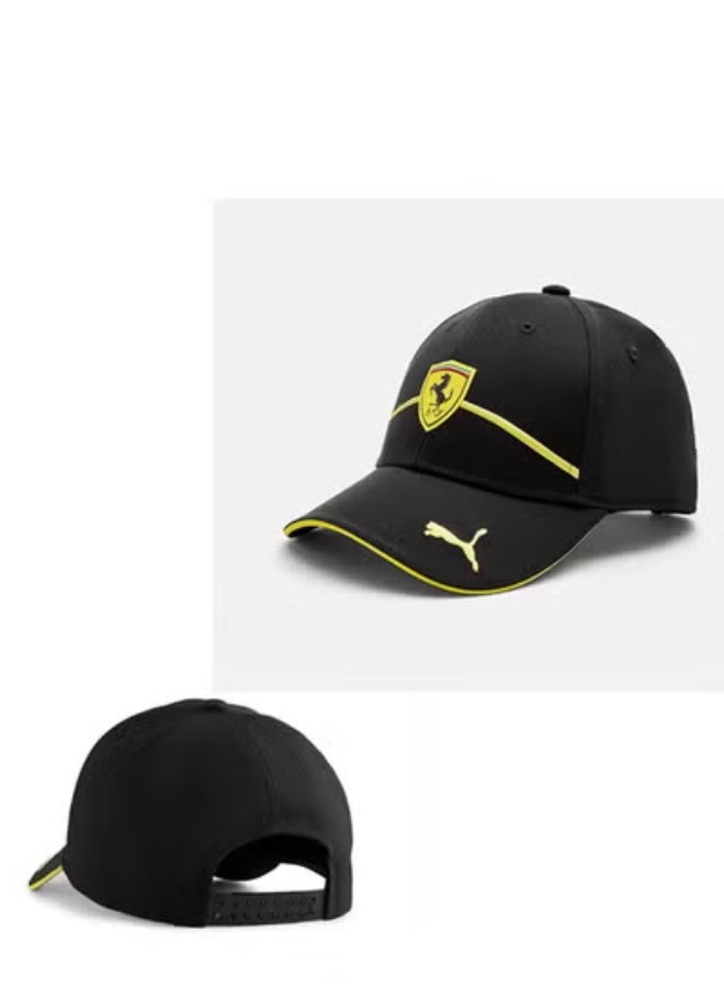 فيراري Puma ×  Racing Team Black - Yellow Color - Block Racing Baseball Cap
