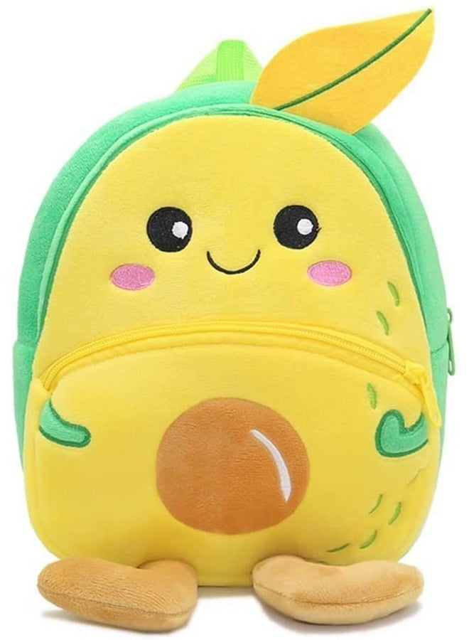 blue tree Cute Boy's and Girl's Plush Bag Medium Quality Full Embroidery Designs Mini Travel Backpack Mango (Mango-Nw Butter) - Image 2