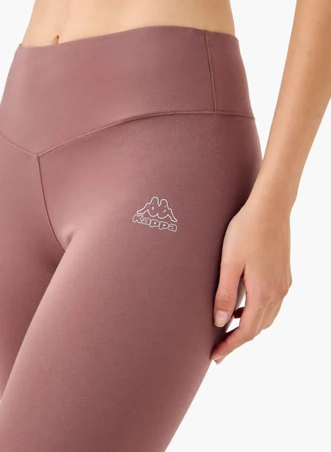 Kappa Kappa Logo Print Panelled Leggings