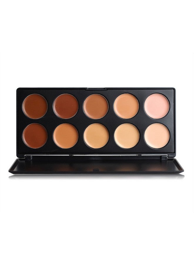 PhantomSky - 10 Colors Cream Concealer Camouflage Makeup Highlighter Contour Paletteprofessional Base Foundation Beauty Cosmetics - Image 1