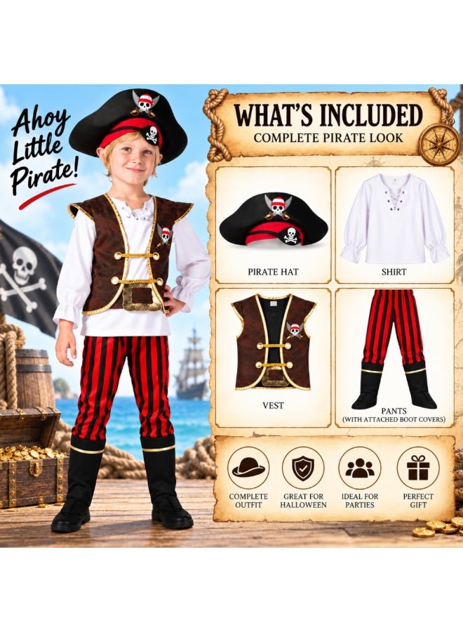 Doodle Kiddo Pirate Costume Set for Kids - Image 2
