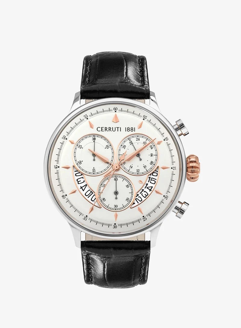 Watch for men with stainless steel bracelet
