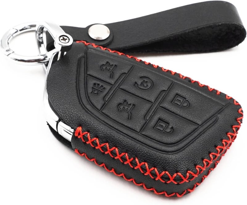 WFMJ Leather Key Fob Case for Cadillac - Image 1