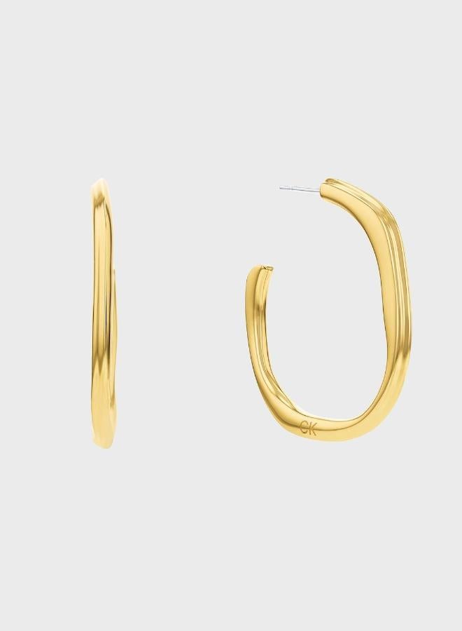 CALVIN KLEIN Elemental Earrings in Yellow Gold - 35000644 - Image 1