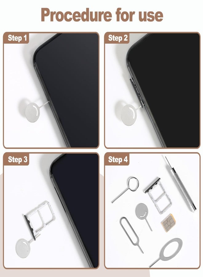 Srefaka 13 Pcs Sim Card Removal Tool Sim Card Tool Sim Ejector Tool iPhone Sim Card Removal Tool Sim Eject Tool Smooth and Burr-Free for All Cell Phones - Image 4