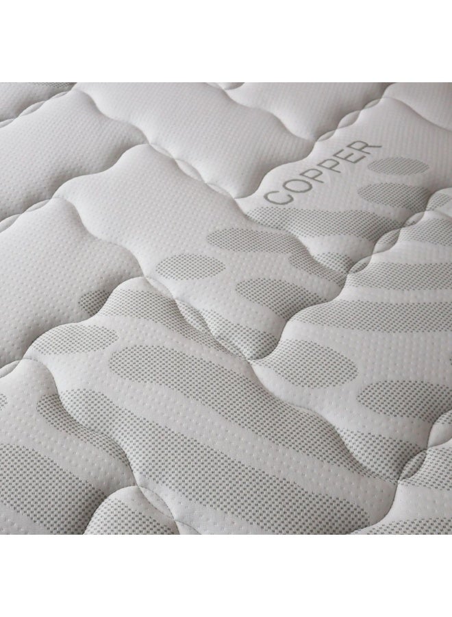 DANUBE HOME Copper Pocket Spring Antibacterial And Infused Memory Foam Mattress|Medium Firm Feel|Super King Bed Mattress|Spine Balance For Pressure Relief Thickness 25 Cm -Made In Italy - Image 4