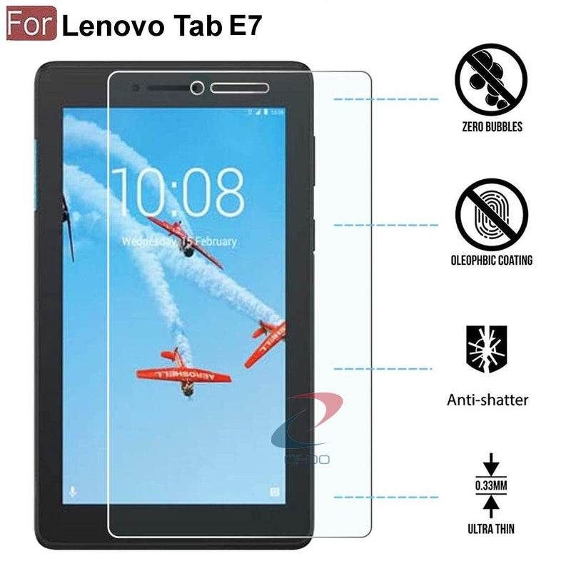 Cedo Lenovo Tab E7 (7 inch) Tempered Glass | Screen Protector Clear Tempered Glass for Lenovo Tab E7 (7 inch) 7104i - Image 3