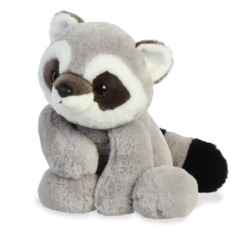 Aurora Adorable Flopsie Roy Raccoon Stuffed Animal - Playful Ease - Timeless Companions - Gray 12 Inches - Image 3