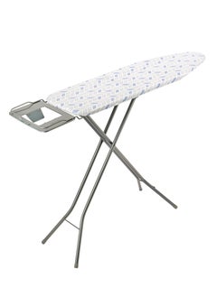 DELCASA Delcasa 110x34 cm Ironing Board Ironing Table assorted color with Powder Coated Carbon Steel Iron Table with Adjustable Height Mechanism Heat Resistant Cotton Cover  - Image 1