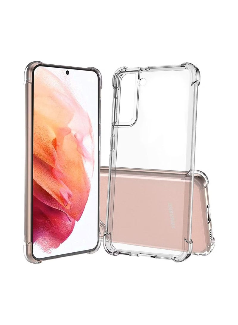 إيف غطاء جراب Samsung Galaxy S21 5G وسادة هوائية خلفية من السيليكون الناعم المقاوم للصدمات مادة فاخرة فائقة النحافة ركن ممتص الصدمات Samsung Galaxy S21 5G