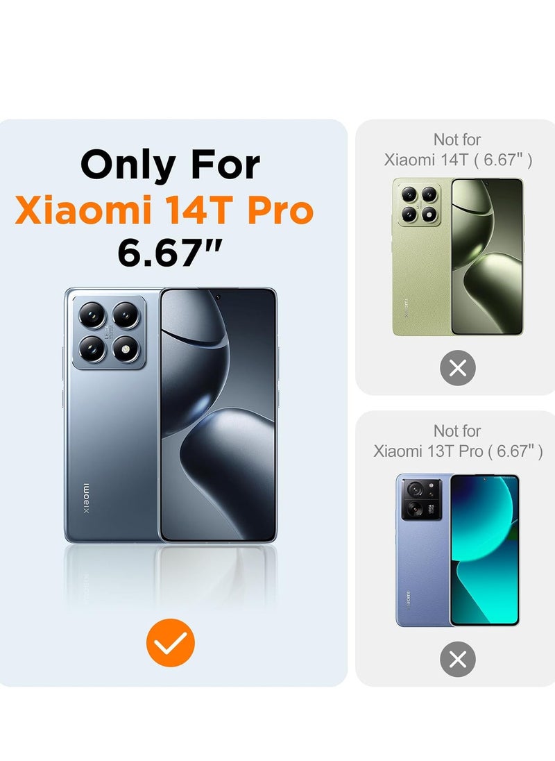 Houmt Xiaomi 14T Pro 5G Case Cover Premium Liquid Silicone Case with Soft Inner Microfiber Lining Cushion Shockproof Protective Cover for Xiaomi 14T Pro  - Image 2
