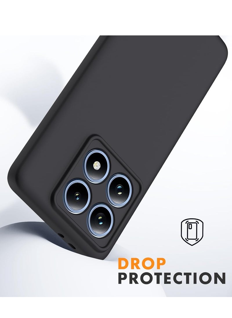 Houmt Xiaomi 14T Pro 5G Case Cover Premium Liquid Silicone Case with Soft Inner Microfiber Lining Cushion Shockproof Protective Cover for Xiaomi 14T Pro  - Image 5