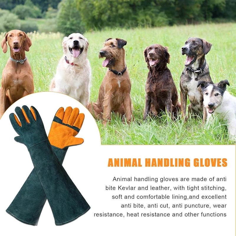 Heavy Duty Dog Bite Protection Gloves Puncture Resistant Training Gear Color C - Image 4