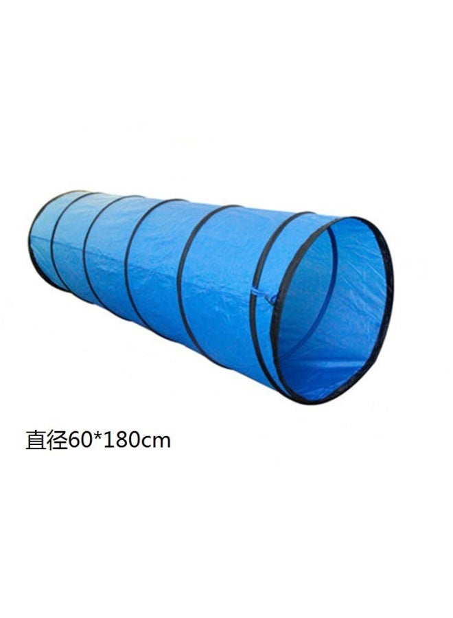 BiJun Red Blue Tunnel Tube 60*180 Kindergarten Infant Children Tunnel Tube Drilling Hole Play House Indoor Amusement Park - Image 3