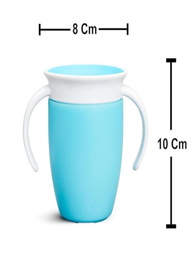 ZIKKU Transition Sippy Cups with Handles, 360 Degree Spill Proof Design, Leak Proof Miracle Cups for Toddlers (Blue) - Image 2