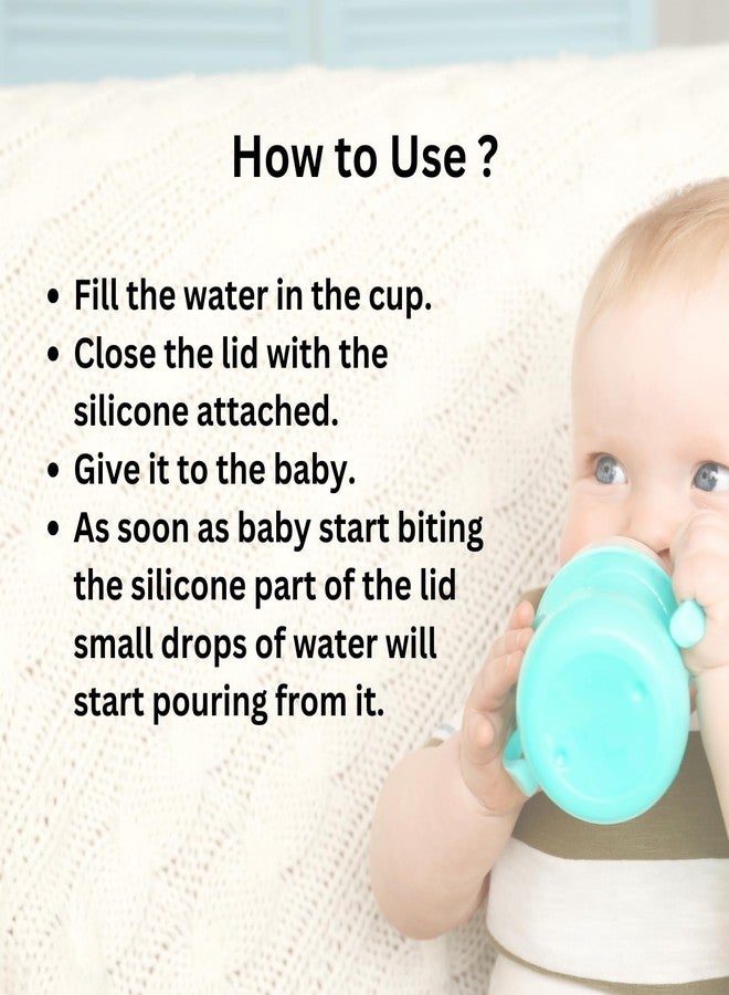 ZIKKU Transition Sippy Cups with Handles, 360 Degree Spill Proof Design, Leak Proof Miracle Cups for Toddlers (Blue) - Image 5