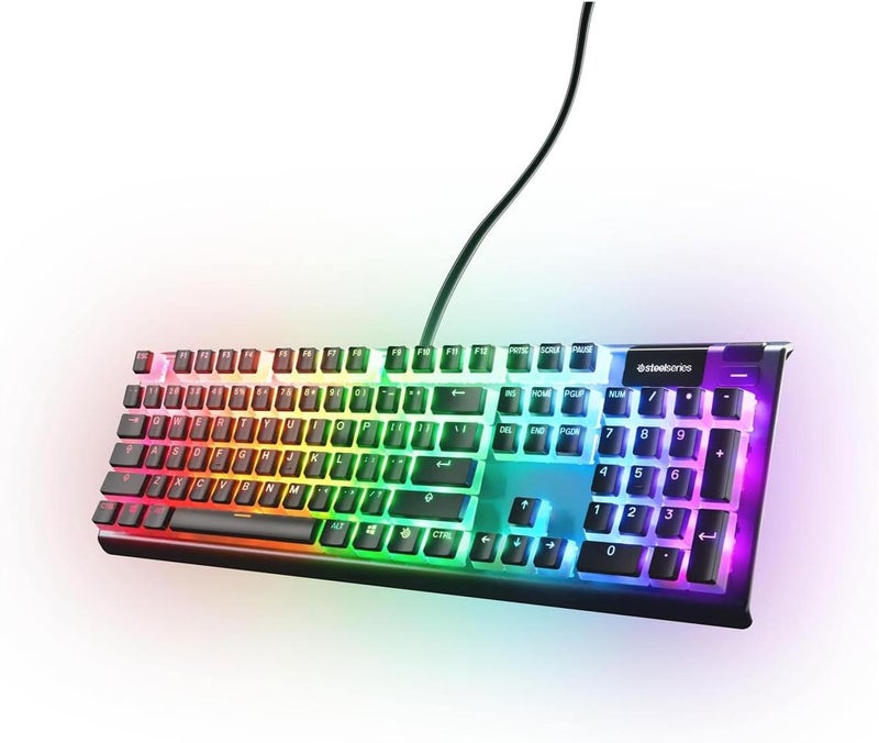 SteelSeries PRISMCAPS  Double Shot PuddingStyle Keycaps  Durable PBT Thermoplastic  Compatible with a Wide Range of Mechanical Keyboards  Black - Image 3